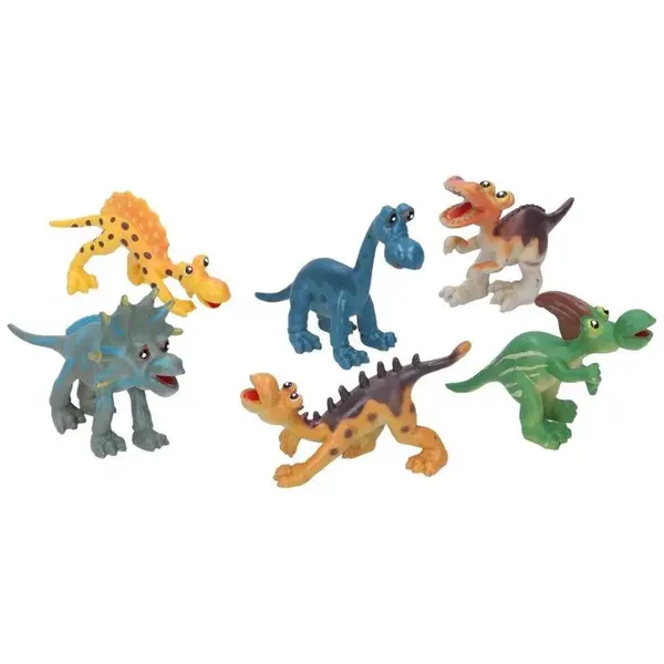 Dinosaurus sada 10cm 6ks