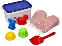 Kinetický piesok - púdrový - 2kg + mix formičiek zadarmo