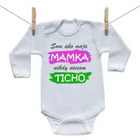 Boodyy Body s dlhým rukávom Som ako moja mamka ... 62 (2-4 mesiace)