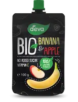DEVA Ovocná kapsička 100% ovocie Banán, Jablko BIO