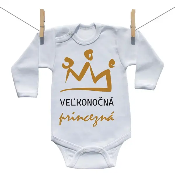 Boodyy Body s dlhým rukávom Veľkonočná princezná 74 (6-9 mesiacov)