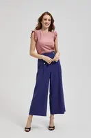 Marisse Women's Trousers L-Sp-4319 D.Violet