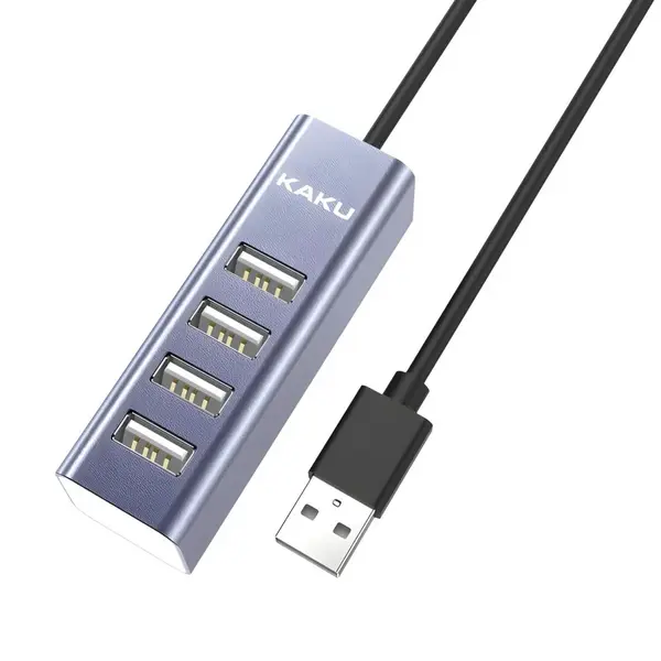 HUB adaptér KSC-383 Yilian USB na 4x usb - Sivá