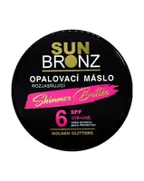 VIVACO Rozjasňujúce opaľovacie maslo SPF 6 s glitrami
