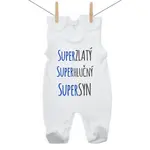 Boodyy Dupačky Super zlatý, super hlučný, super syn 50 (0 mesiacov)