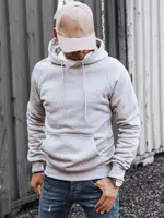 Pánská mikina s kapucí Barva světle šedá DSTREET
