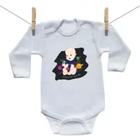 Boodyy Body s dlhým rukávom Všetko sa točí okolo mňa 74 (6-9 mesiacov)