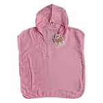XKKO BMB Colours Bambusové pončo, baby pink, veľ. 2, 2-3roky BMBPN0802
