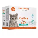 CALIBRA Life kapsa Sterilised Multipack kapsičky pro kastrované kočky 12 x 85 g