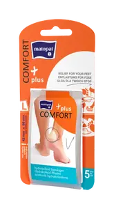 Matopat Comfort Plus hydrokoloidní náplasti L 42 x 68 mm 5 ks