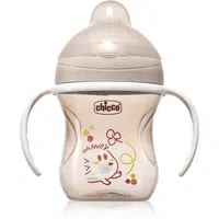 Chicco Training Cup 6m+ tréninkový hrnek s držadly Grey 200 ml