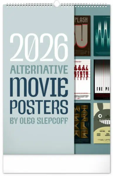 Kalendář 2026 nástěnný: Alternative Movie Poster, 33 x 46 cm