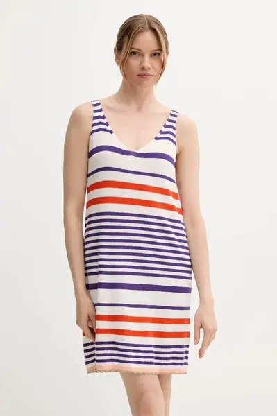 Bavlněné šaty United Colors of Benetton