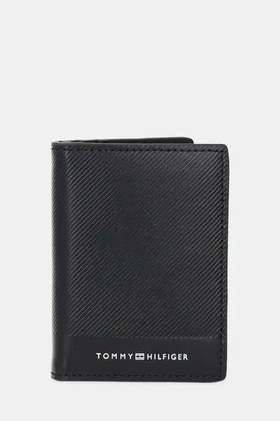 Kožené pouzdro na karty Tommy Hilfiger