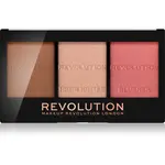 Revolution Ultra Sculpt & Contour paleta na kontury obličeje odstín Ultra Fair C01 11 g