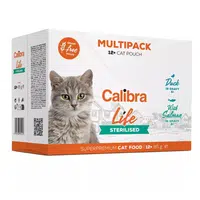CALIBRA Life kapsa Sterilised Multipack kapsičky pro kastrované kočky 12 x 85 g