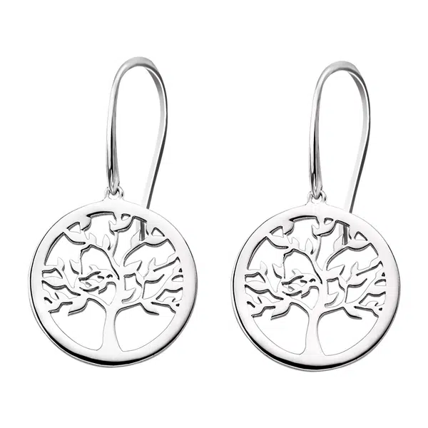 Lotus Silver Stříbrné náušnice pro ženy Strom života LP1641-4/1