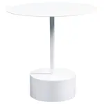 ODKLÁDACÍ STOLEK, bílá