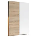 Carryhome VÍCEÚČELOVÁ SKŘÍŇ, bílá, Sonoma dub, 125/195/38 cm