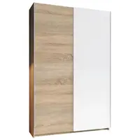 Carryhome VÍCEÚČELOVÁ SKŘÍŇ, bílá, Sonoma dub, 125/195/38 cm