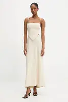 Šaty Answear.LAB béžová barva, maxi