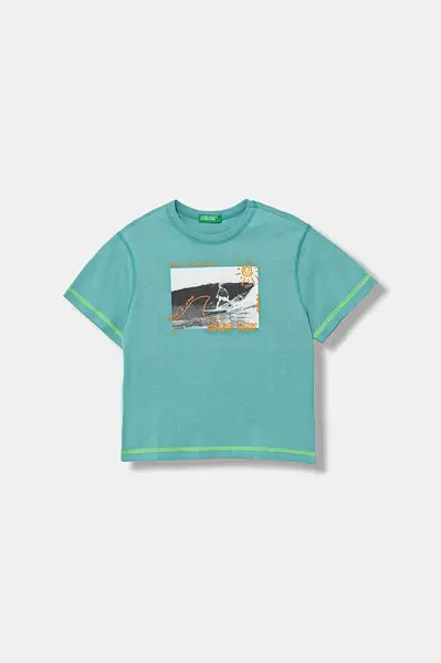 Dětské bavlněné tričko United Colors of Benetton