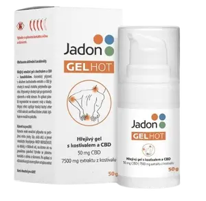 JADON gel HOT Hřejivý gel s kostivalem a CBD 50 g
