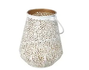 Lucerna 12x15 cm, bílá/šampaň