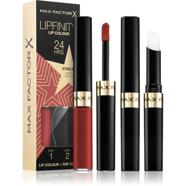 Max Factor Lipfinity Rising Stars dlouhotrvající tekutá rtěnka s balzámem odstín 88 Starlet 1 ks