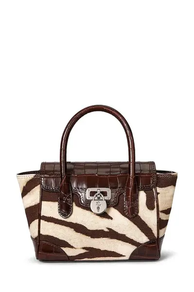 Kabelka Lauren Ralph Lauren hnědá barva, 431969470