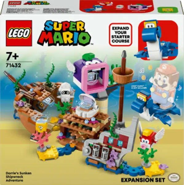 Dorrie a dobrodružství ve vraku lodi – rozšiřující set - Super Mario (71432)