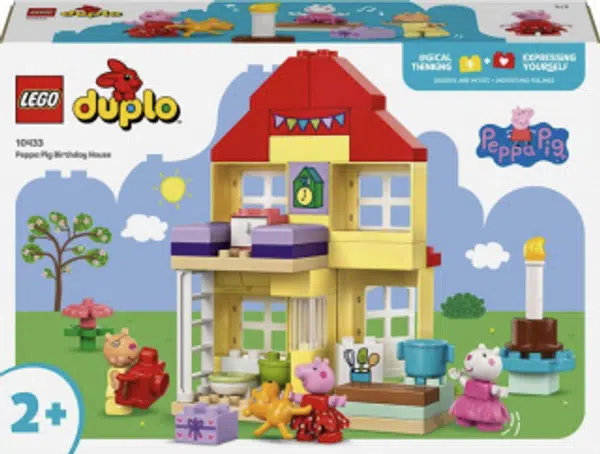 Prasátko Peppa a narozeninový dům - Lego Duplo (10433)