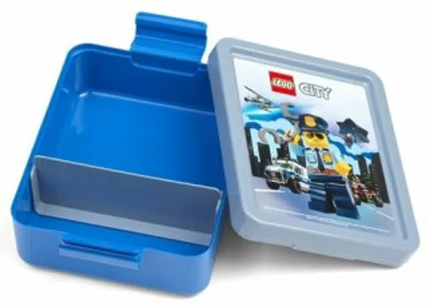 LEGO City box na svačinu - modrá