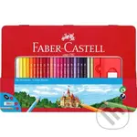 Pastelky Castell set 48 farebné s okienkom (plechová krabička)