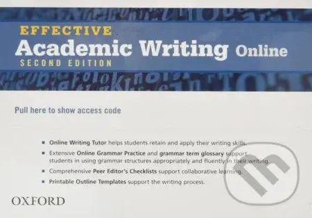 Effective Academic Writing: Student Access Code Card (All levels), 2nd - kniha z kategorie Jazykové učebnice a slovníky