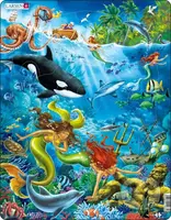 Morské víly (US20) - puzzle z kategorie Naučné puzzle