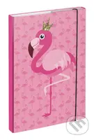 Desky na školní sešity Baagl Plameňák (A4)