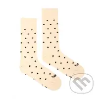 Ponožky Bodkáčik maslo S (Unisex veľkosť S (veľkosť 35-38))