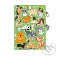 Puzzle rámové Pejsci - puzzle z kategorie Maxi dílky