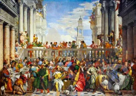Paolo Veronese - The Wedding at Cana, 1563 - puzzle z kategorie Umělecké