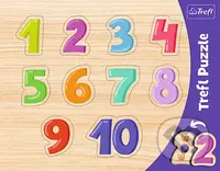 Rámčekové vkladacie puzzle - Čísla - puzzle z kategorie Naučné puzzle