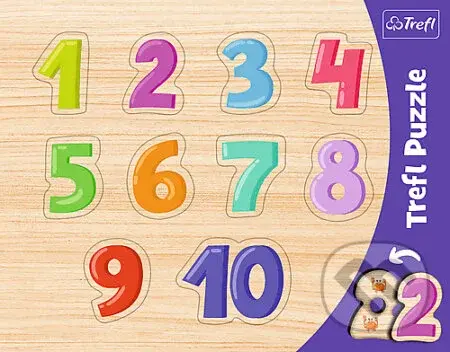 Rámčekové vkladacie puzzle - Čísla - puzzle z kategorie Naučné puzzle