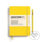 Leuchtturm1917 Zápisník Lemon Medium A5 čtverečkovaný