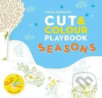 Cut and Colour Playbook: Seasons - Anouck Boisrobert - kniha z kategorie Omalovánky, vystřihovánky, papír
