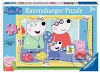 Prasátko Peppa s kamarádkou - puzzle z kategorie 15 - 60 dílků