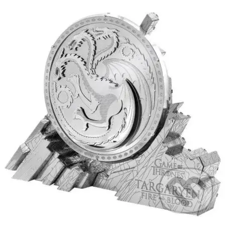 Metal Earth 3D kovový model Hra o trůny: Erb Targaryenů - puzzle z kategorie 3D puzzle