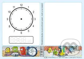 Stíratelná tabulka na procvičování psaní, hodin a na kreslení