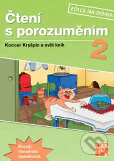 Čtení s porozuměním 2: Kocour Kryšpin a svět knih (Pracovní sešit) - kniha z kategorie 1. stupeň