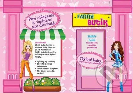 Fanny butik (Plné oblečenia a doplnkov pre dievčatá) - kniha z kategorie Samolepky