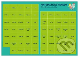 Pexeso: Matematika - Převody jednotek délky - Martin Staněk - hra z kategorie Vzdělávací hry